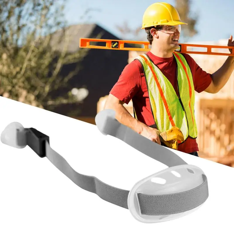 Chin Strap For Hardhat Cupped Chin Strap Detachable Adjustable Loops Hockey Sports Chin Strap Safety Hats Accessories