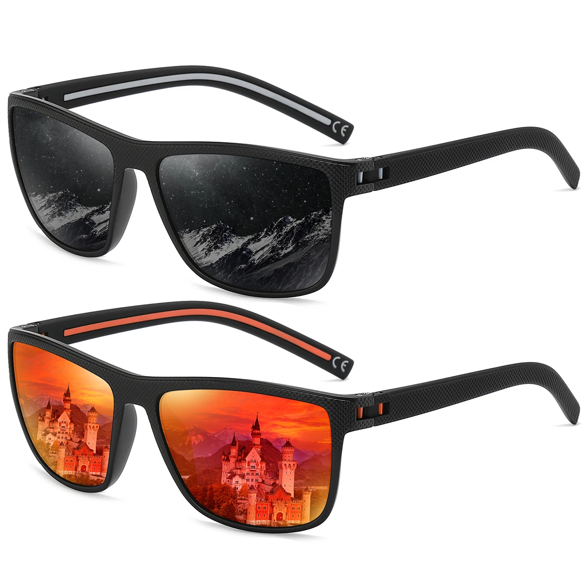 Supkley UV-beständige Lauf brille Outdoor-Sport Sonnenbrille Männer Frauen Radfahren Angeln polarisierte Sonnenbrille – Detail 8