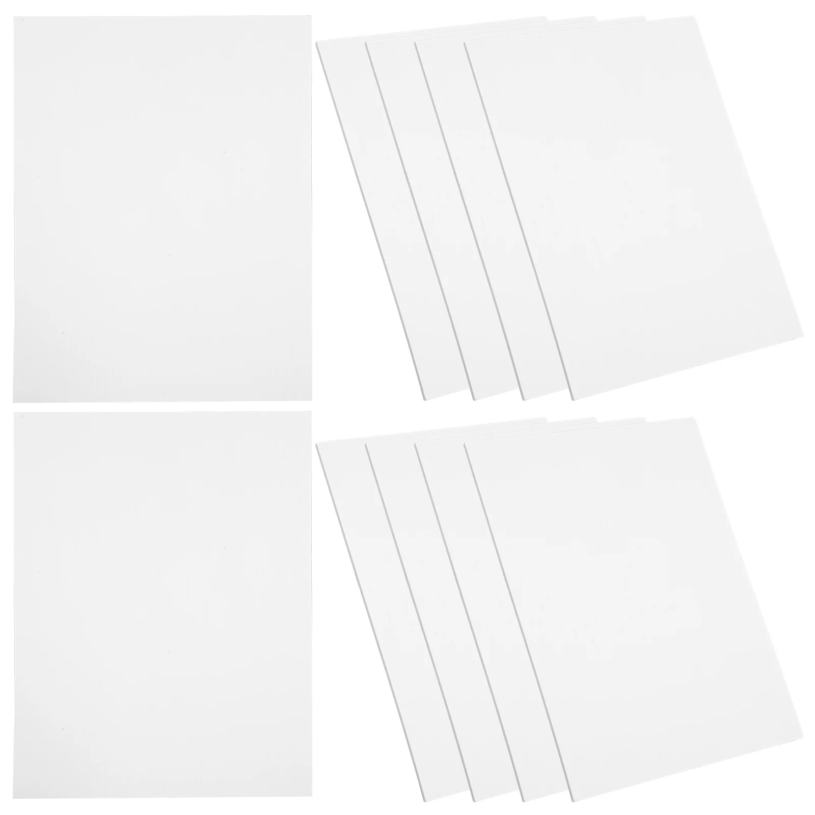 

10Pcs Blank Foams Board Large Foam Core Board for Craft Handmade Projects DIY Prop Making 's Creative Activities