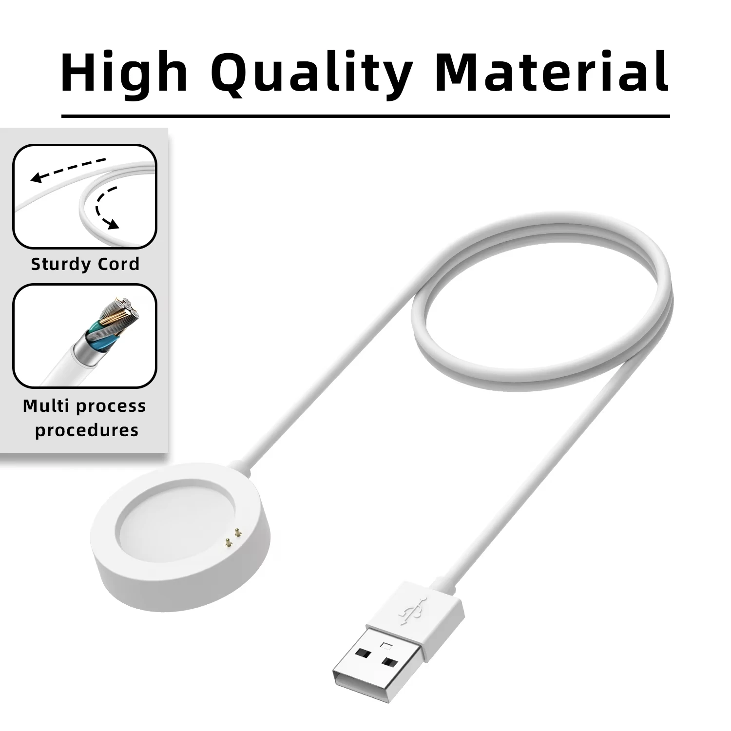 Smartwatch Charging Cable - Magnetic USB Charger for Xiaomi Watch 2/2 Pro, Watch S2/S3/S4 Sport Smart Watch Accessories image 3
