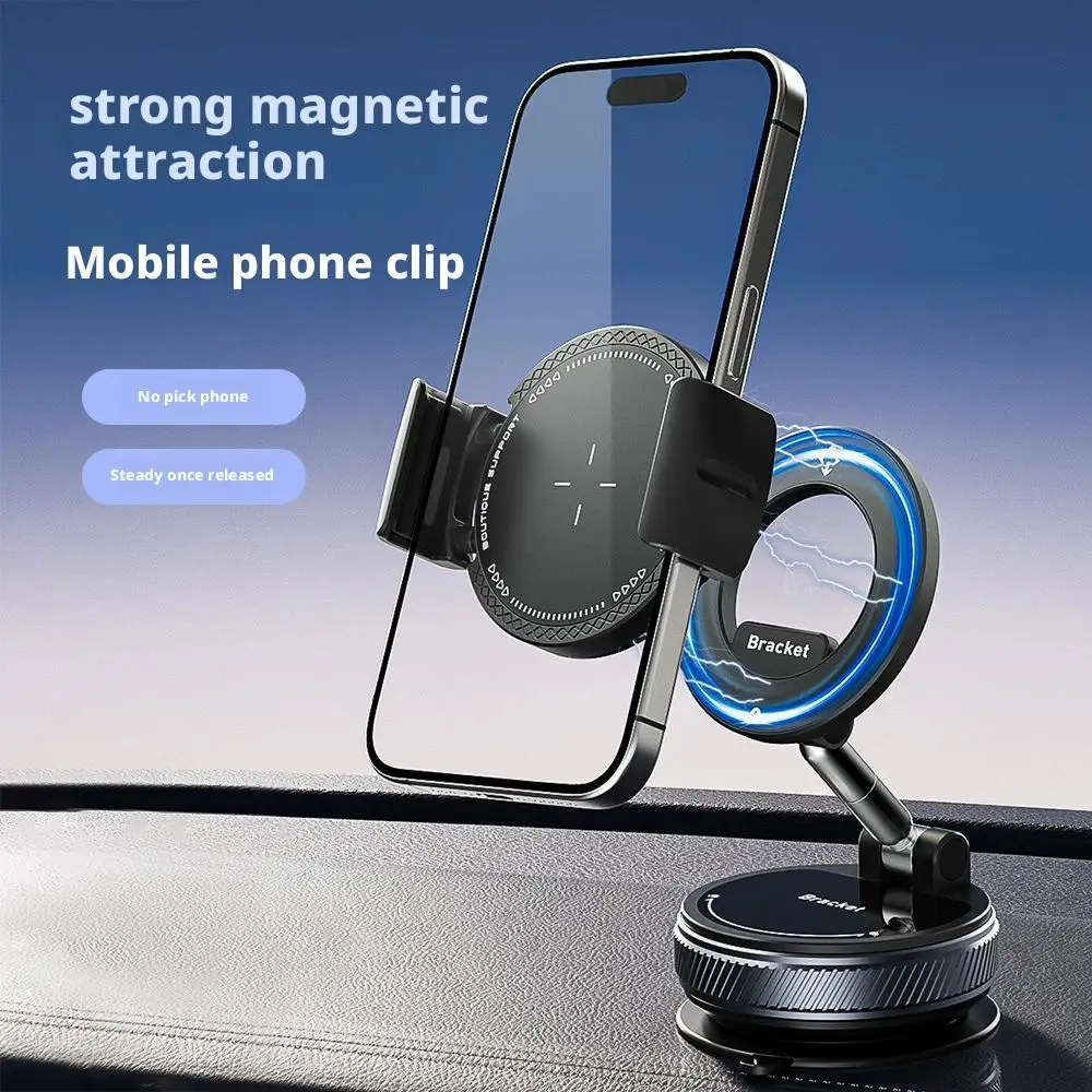 

Multifunctional Magnetic Car Phone Holder, Mobile Phone Clip, Car Bracket Adjustable Stand Anti-Shake Holder Fixing Phone T1H0