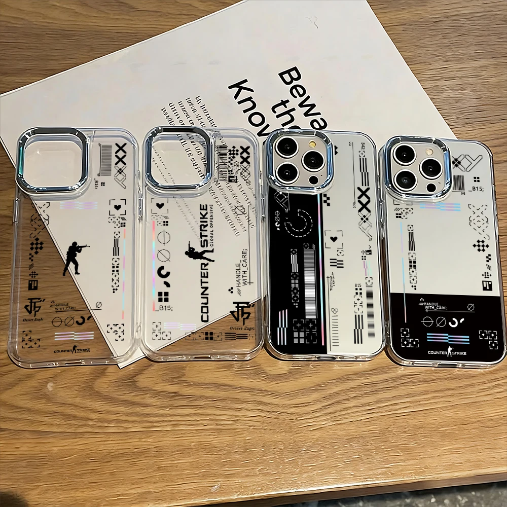 Hot Game Counter Strike CS GO Phone Case for IPhone 17 16e 16 15 14 13 12 11 Pro Max X XR XSMAX 8 7 Air Plus Clear Soft Cover