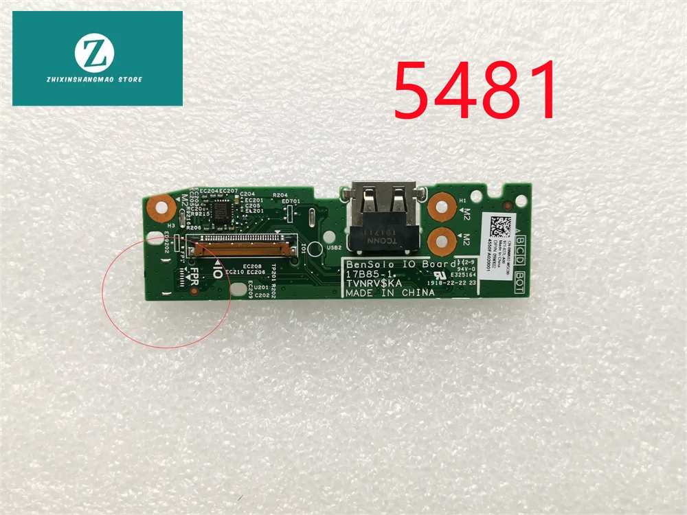 Для DELL Inspiron 5481 5482 USB SD кардридер плата кнопки питания 17B85-1 09WK02 02Y03W