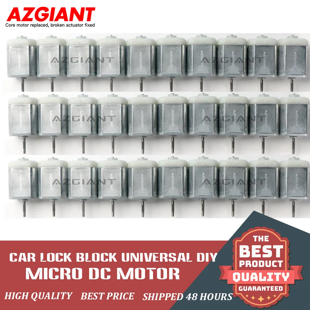 

AZGIANT 30/40pcs FC280 DC motor 12V for Car Central Locking Door Lock Rearview Mirror Folding Micro Motor DIY Accessories