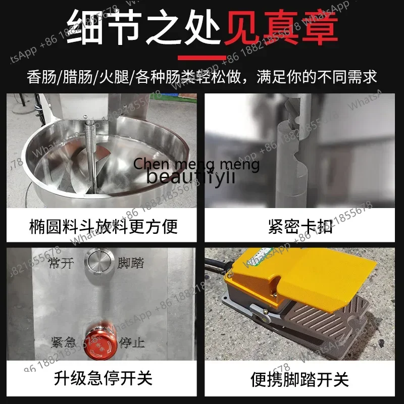 ماكينة تعبئة السجق الكهربائية Z189 A56 ماكينة تعبئة نقانق الخنزير العمودية الأوتوماتيكية التجارية #2