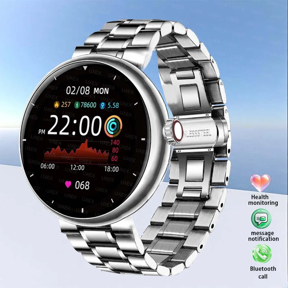 2026 New Fashion Smartwatch 1.5 Inch HD Display App Control Fitness Wireless Call Wireless Charging Women Gift Watchs Smart Men