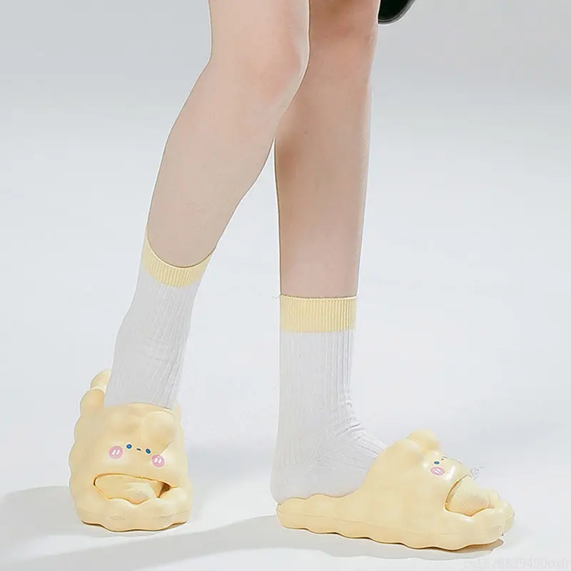 Youpin-Zapatillas de conejo en la nube para mujer, sandalias suaves de Eva con suela de masaje, para el hogar, Verano