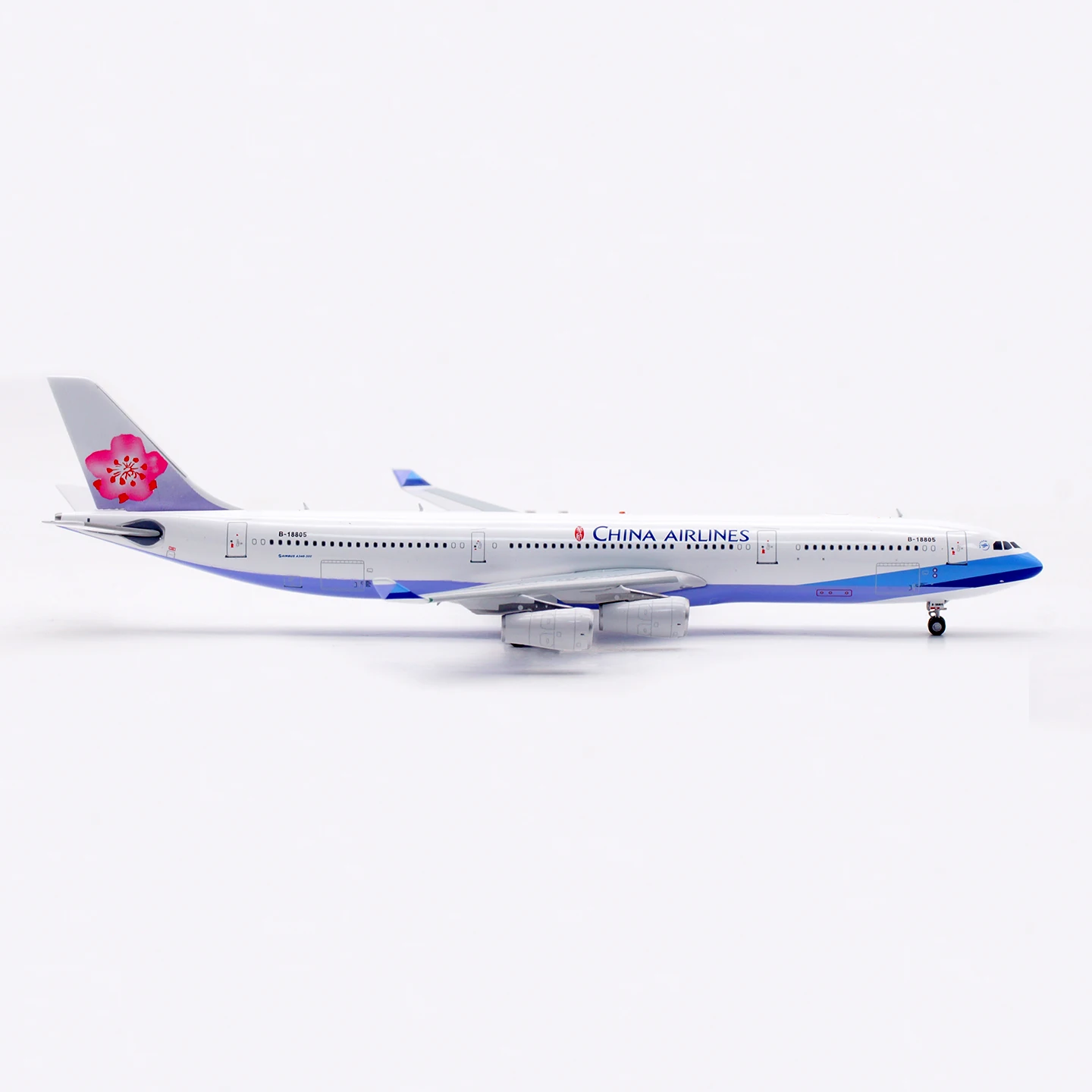 AV4323 سبيكة تحصيل طائرة هدية الطيران 1:400 الخطوط الجوية الصينية "SkyTeam" ايرباص A340-300 دييكاست طائرة نموذج B-18805 #6