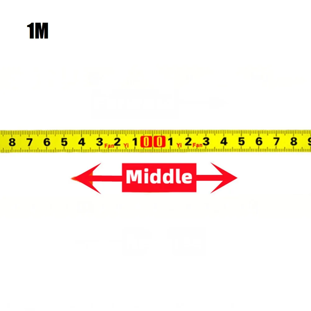 

Clear Scale Metric Metric System Tape Measure Woodworking Rail Track Yellow Metal Tape Glass Metal Plastic Single Sided Tape