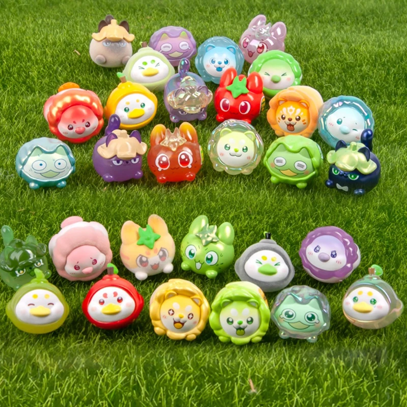 الخضار الجنية الفاصوليا الصغيرة صندوق أعمى صندوق غامض لطيف الحبوب التماثيل مكتب ديكور تحصيل حلية اللعب هدية #1