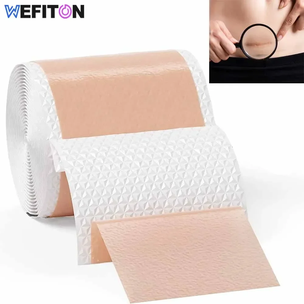 1 Roll Silicone Scar Sheets, Soft Gel Tape,Flexible for Surgery,Keloids,Burns,Sensitive Skin,Wound Protection,Healing Patch