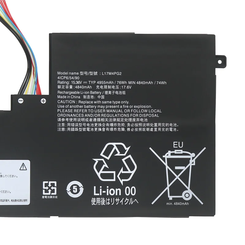 

Аккумулятор для ноутбука L17C4PG2 L17L4PG2 L17S4PG2 L17M4PG2 для Y730-17ICH Y740-17IRHG 17ICHG 5B10Q88556 928QA224H 76Wh/4995mAh
