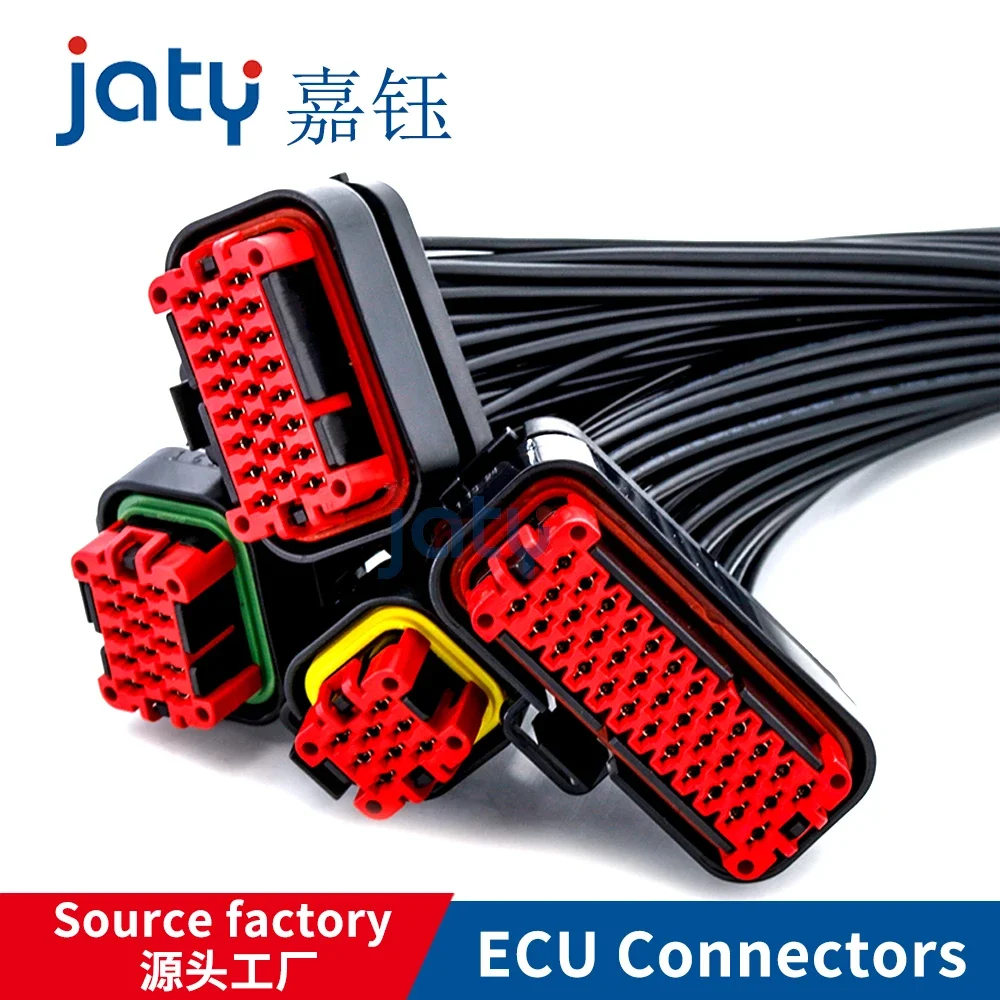 1set 8/14/23/35-Pin Auto ECU Electrical Connector with Cable EPEC 2024 PCB Plug Wiring Harness 770680-1/776273-1/776164-1