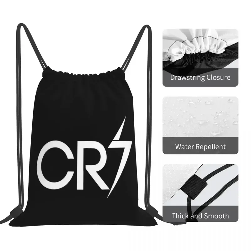 CR7 Cristiano Ronaldo backpacks fashion portable drawstring bags drawstring bundle pocket sundries bag book bags for travel