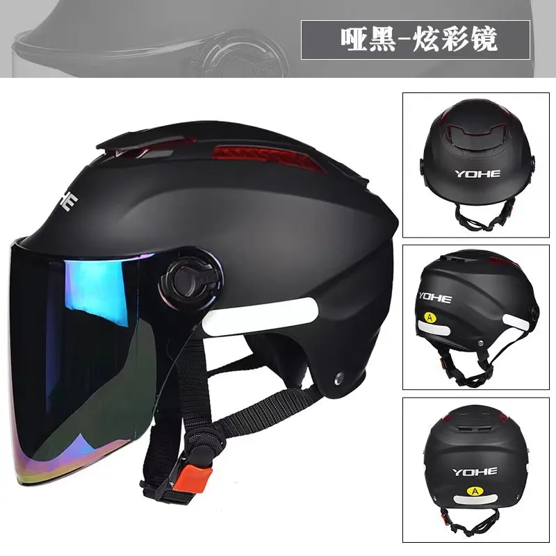 

Summer UV Protection 3C Certified Lightweight Half Helmet for Motorcycles Electric Scooters for Men and Women