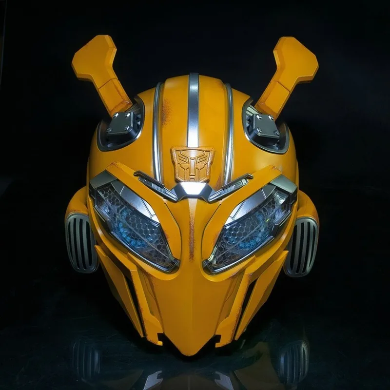 Bumblebee Helmet 1:1 Transformers Voice Control Helmet Anime Periphery Abs Toys Handsome Birthday Gift Wholesale Skyreach Pillar