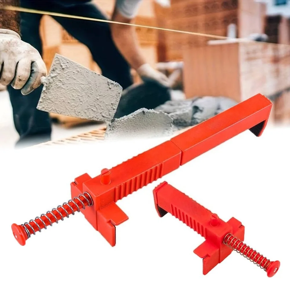 

2pcs Wire Drawer Bricklaying Fixer Building Construction Masonry Brickwork Bricklayer Brick Leveling Line Runner Measuring Tools