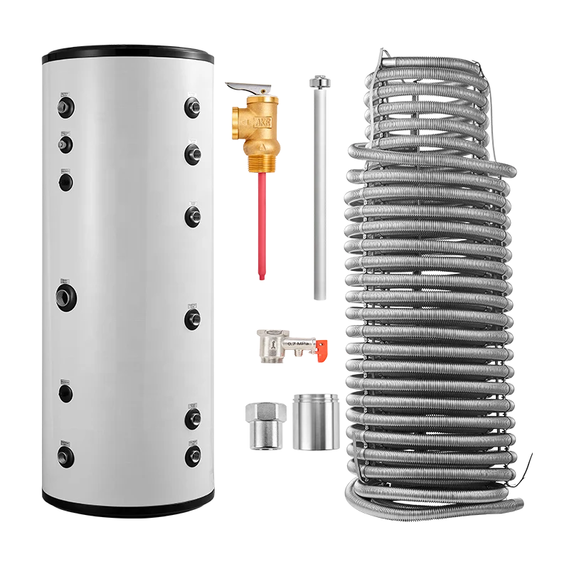 Storage Water tank Coil Heat Pump Water tank for Indoor and Outdoor Water Circulation System 200/300/400/500liter