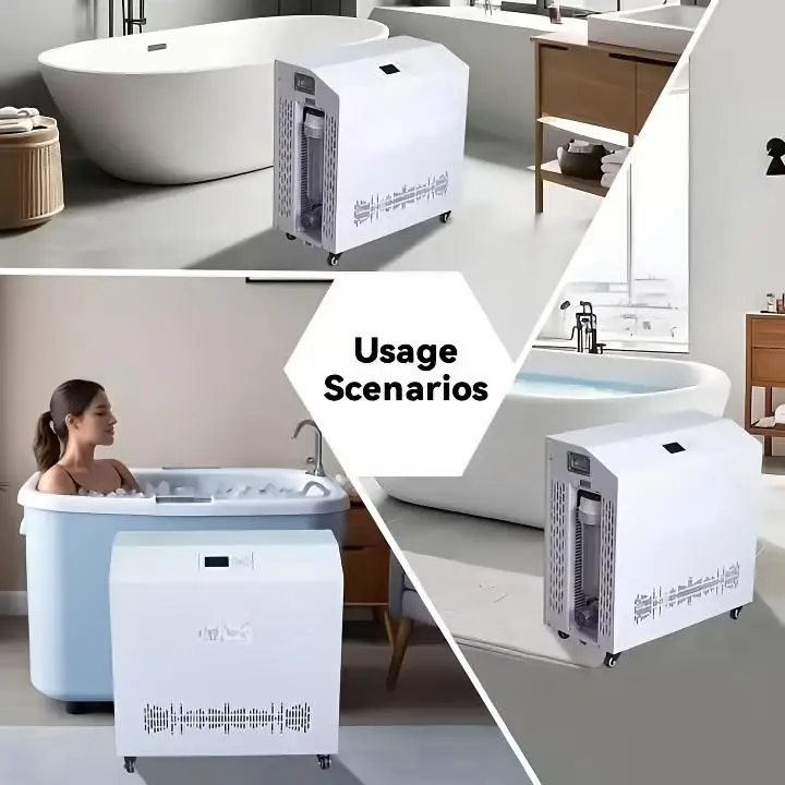 

Latest High-Standard 1Hp Wifi Outdoor Ice Bath Machine 220V 110V with Remote Control Pump