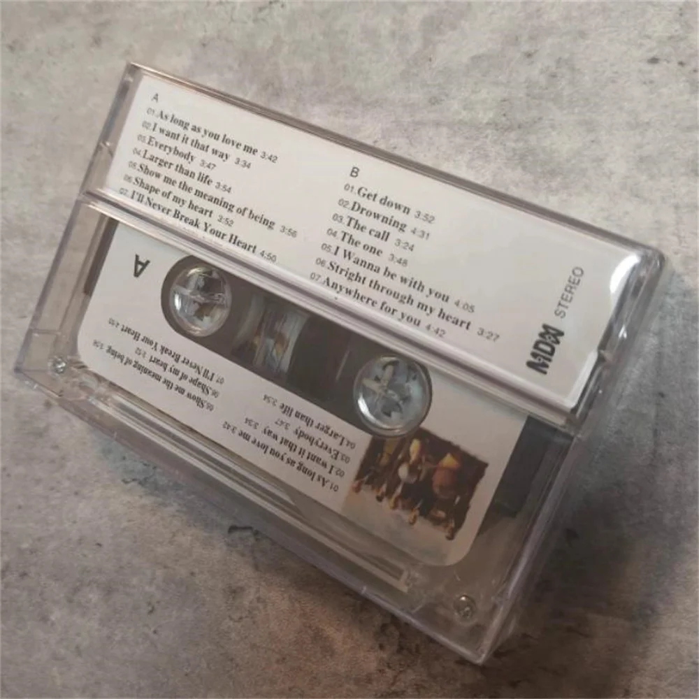 ألبوم Oasis Band Backstreet Boys شريط كاسيت Backstreet'S BACK خرطوشة جديدة غير مفتوحة البيتلز يرجى لي