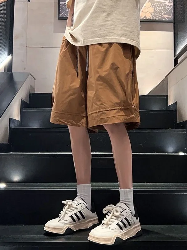 

Casual Loose Five-Point orts Men's Summer Qui-Dry Thin Beach Pants Faionable Lightweight Breathable Daily Wear orts