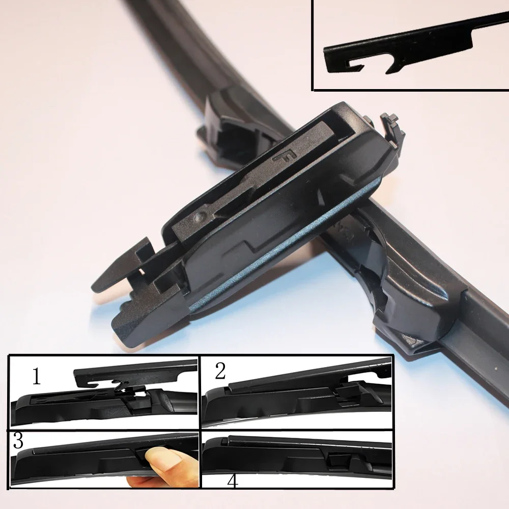 For SEAT Altea Freetrack XL MPV 5P1 5P5 5P8 2004 2006 2009 2010 2012 2015 2016 2018 2019 Double Rubber Windshield Wiper Blades