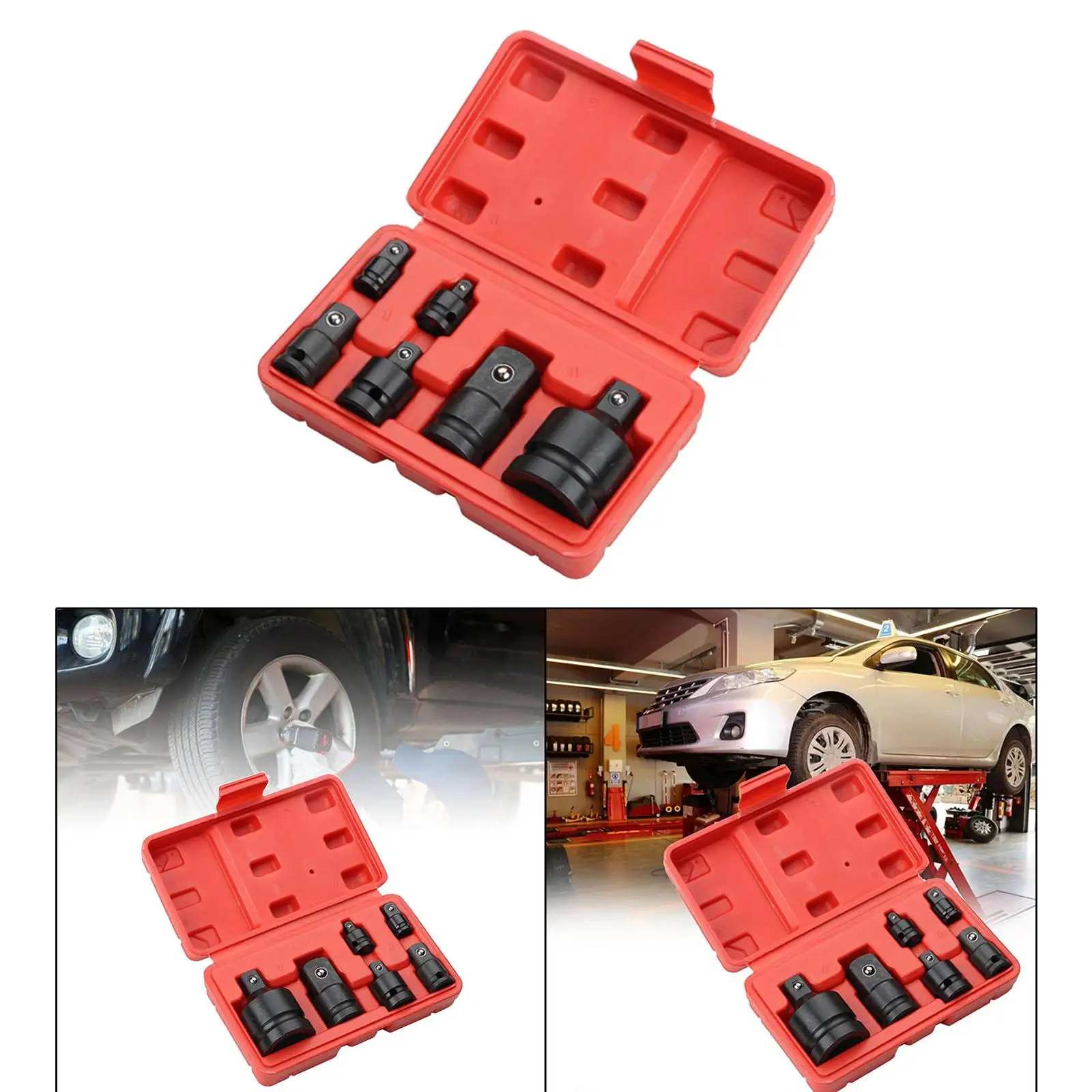 6Pcs Ratchet Socket Adapter Auto Repair Parts Impact Driver Conversions Repair