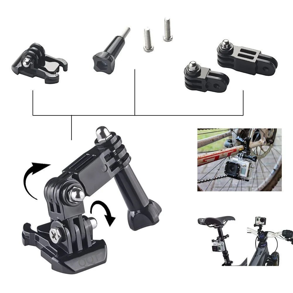 QQT for Gopro Hero11 10 9 87 6Accessories Set for go pro kit for hero 4 for SJ4000 for SJCAM for xiaomi for yi 4 K Sports camera