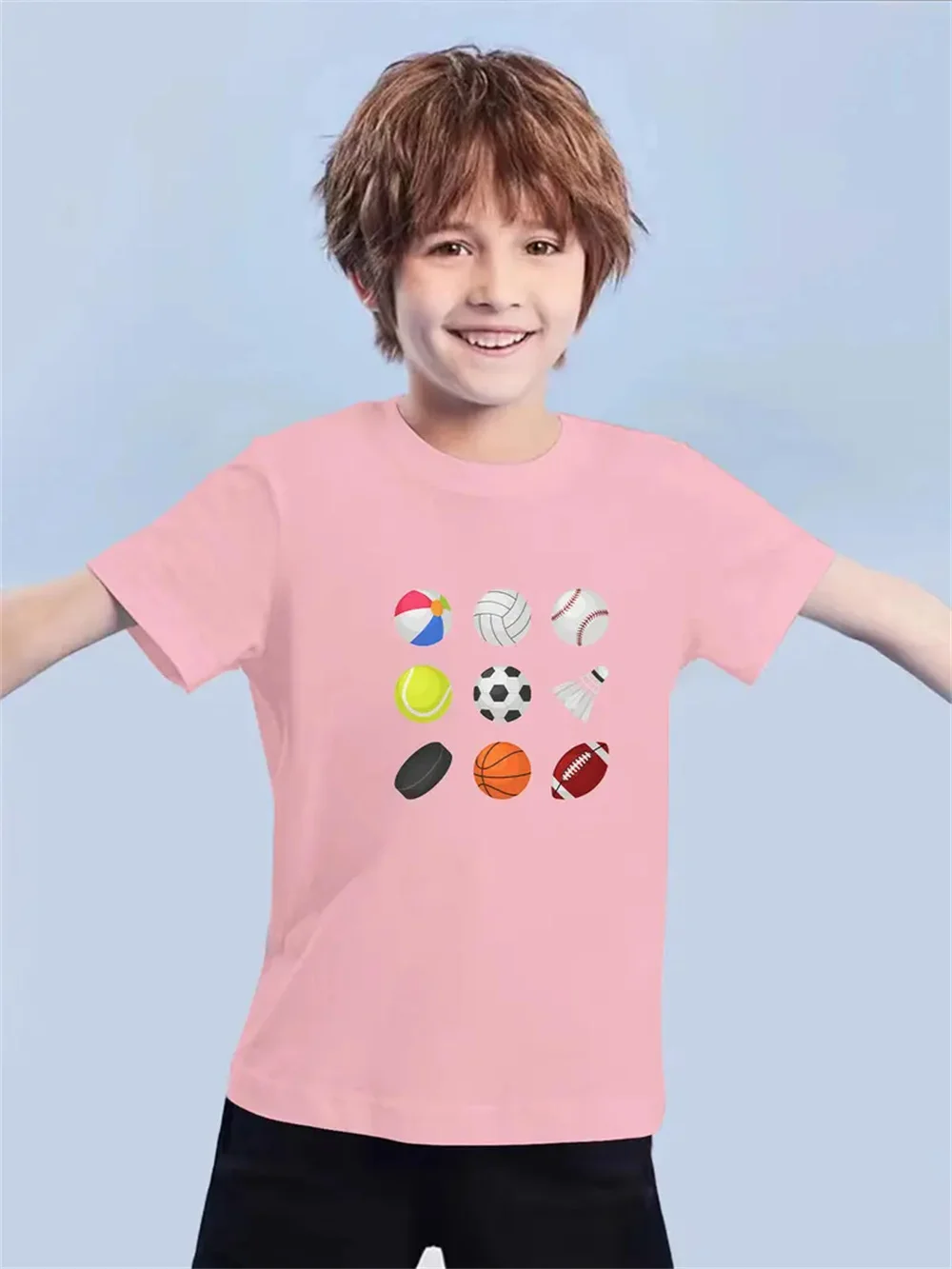 

Sports 3d Print Tee Shirt Kids Boys Clothes Short Sleeve Casual Children's Clothing Fashion T Shirt For Boys