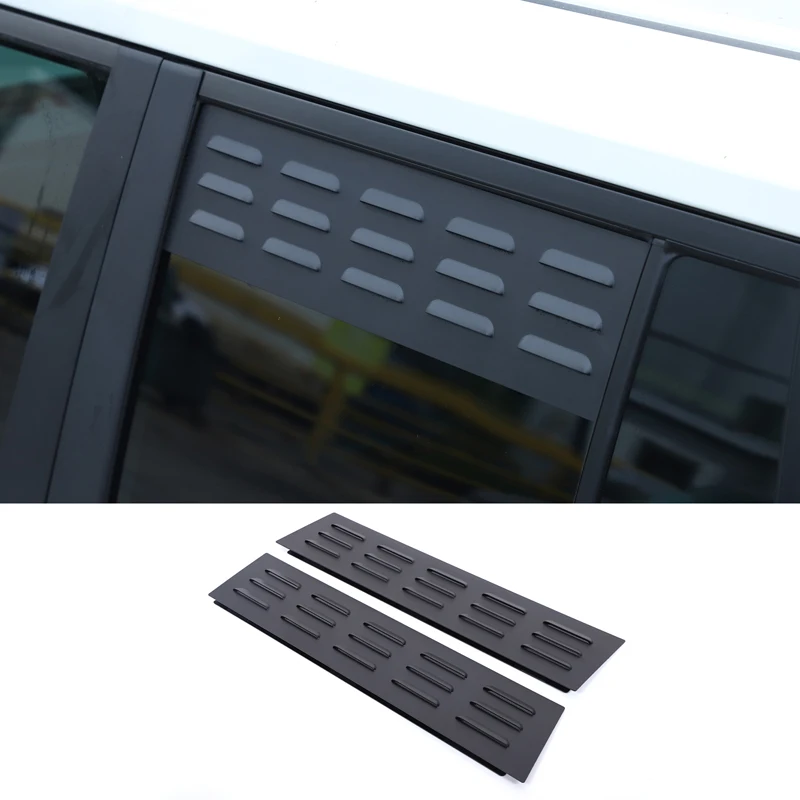 

Aluminum Alloy Car Rear Side Window Ventilation Panel Decoration Accessories For Toyota Land Cruiser Prado 250 LC250 2024 2025