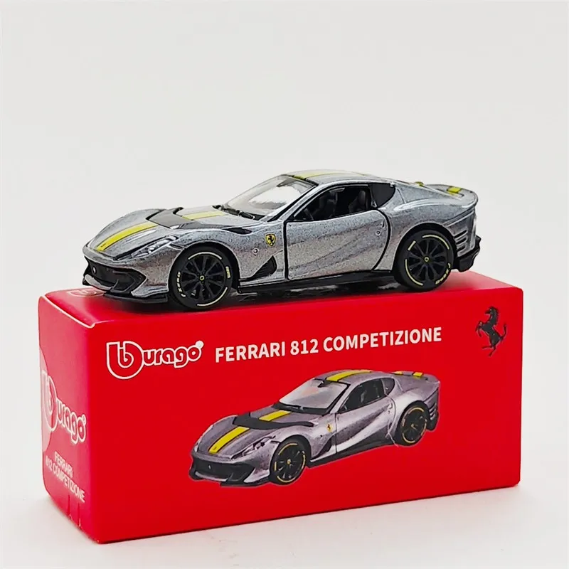 Bburago 1:64 Ferrari Serie Legierung Druckgussmodelle SP3 458 599 ENZO Mini Simulationsautos F12 SF90 812 Sammlerfahrzeug Spielzeug Geschenk – Detail 16
