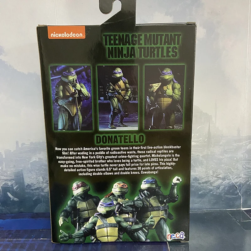 Film NECA Mutant Ninja Turtles Actionfigur Raphael Donatello Michelangelo Leonardo Shredder Krang Figuren Spielzeug – Detail 37