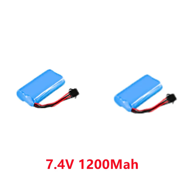 603 6HJ3 1:8 Extra Large Alloy Material 4WD High Speed Remote Control RC Car Spare Parts 7.4V 1200Mah Battery