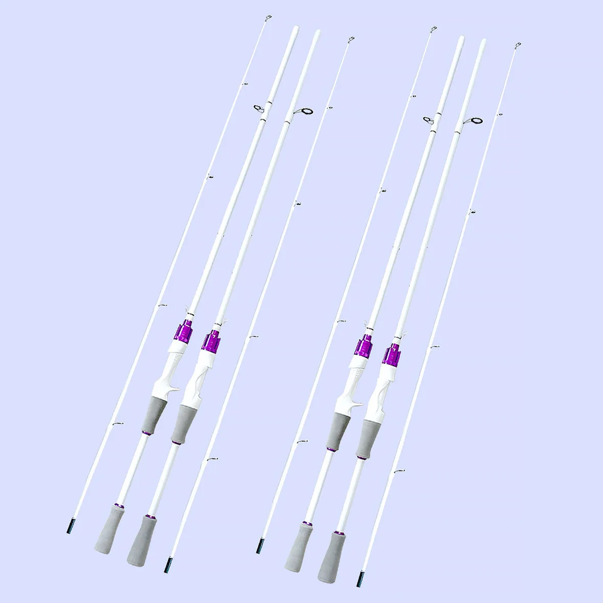

Универсальный стержень для приманки для всех вод, 2. Ручки для пистолета 1 м, прямые ручки на выбор, керамические направляющие кольца, которые не повреждают линию, гладкая метание и гладкая леска, сегментированная ручка Eva, удобное ощущение, цельнобелый 