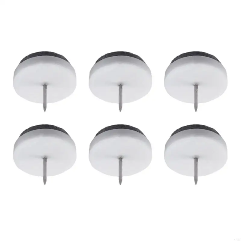 N58C 200pcs كرسي الأثاث الساق أسفل القدمين الأظافر على انزلاق اللوحة الخشبية واقي الأرضية للكرسي والبراز والطاولة