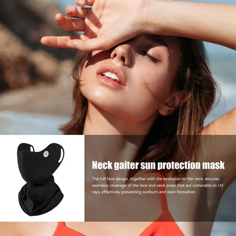 Sun Face Shield UV Protection Multi-use Neck Gaiter Scarf Versatile Face Cover For Outdoor Sports Breathable Neck Gaiter For