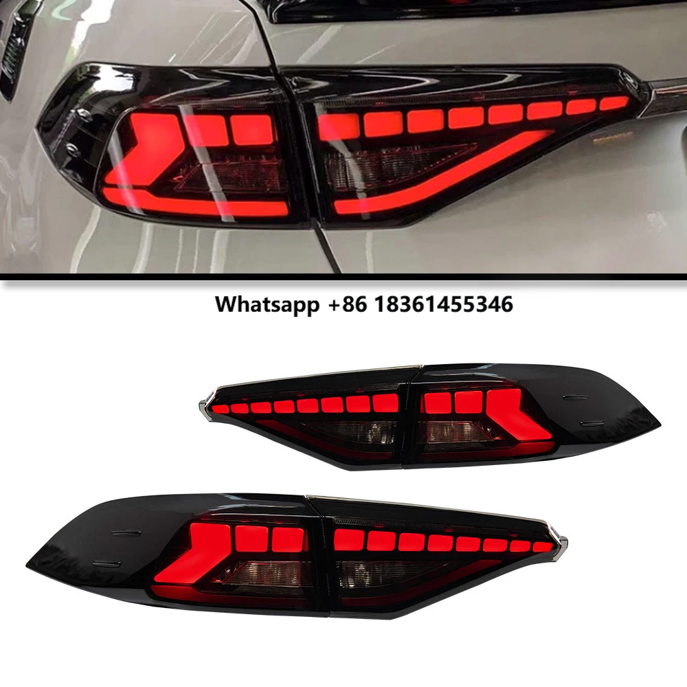 

Corolla 2019-2023 LED Auto Back Lamp Upgrade Dragon Scale Fog Brake Signal Accessories Car Through Taillight Assembly