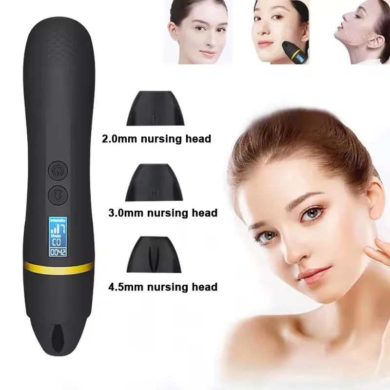 7D nuevo Mini Hifu masajeador ultrasónico de Estiramiento facial cuidado de los ojos dispositivo de belleza para el hogar SPA eliminación de arrugas antienvejecimiento estiramiento de la piel