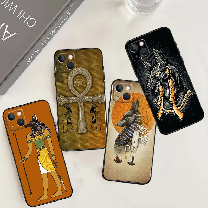 Anubis Egyptian God Case For Samsung Galaxy S26 S25 Ultra S23 S20 FE S21 S22 S24 Plus S10 S25 FE Cover Funda