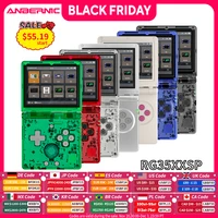 ANBERNIC RG35XXSP consola de juegos portátil con tapa Retro pantalla IPS de 3,5 ""linux H700 reproductor de videojuegos compatible con transmisión WIFI Bluetooth