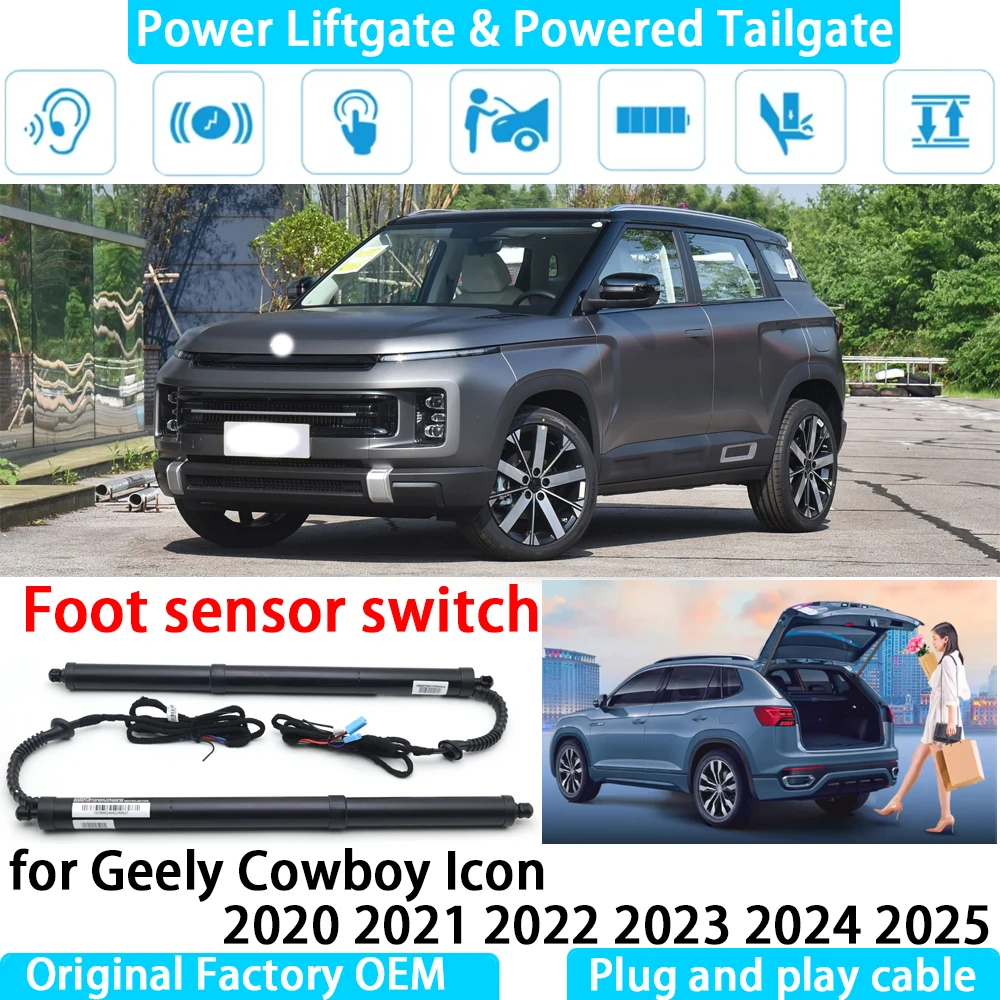 

for Geely Cowboy Icon 2021 2022 2023 2024 2025 Automatic Electric Power Liftgate Powered Tailgate Strut Tail Gate Lift System