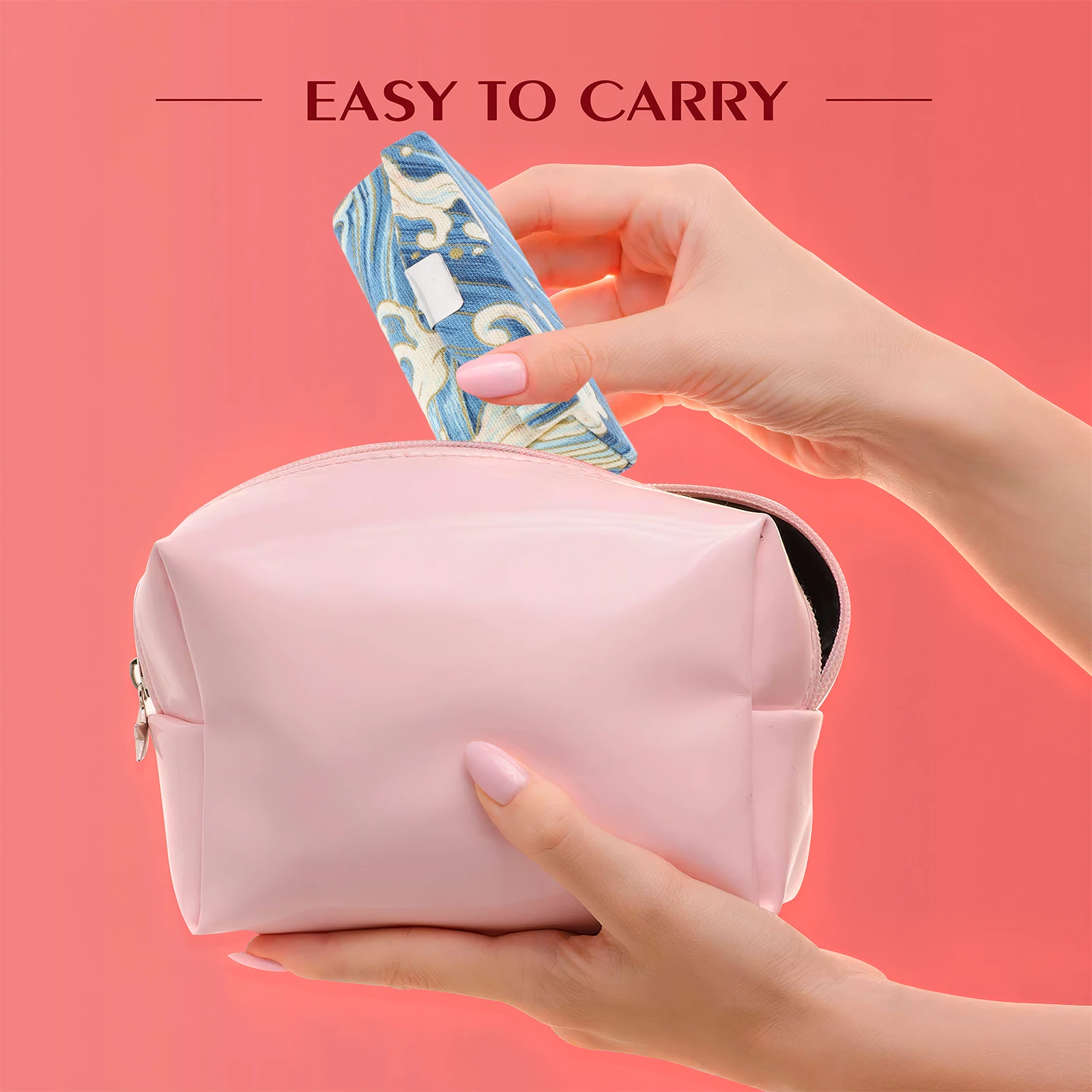 Lippenstifthouder Vintage Case Spiegel voor enkele lippenstiftopslag Draagbare make-up Ganizer Reissets Chinese stijl