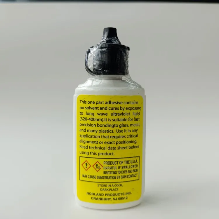 Imagem -02 - Cola uv Ultravioleta Norland Cola Cura Ultravioleta Nórdico Noa61 pc