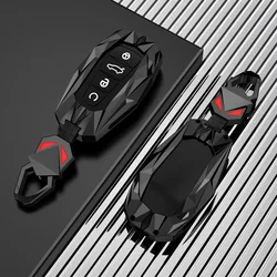 Funda para llave de coche Geely Coolray X6 geometría c Emgrand Global kulrey Hawk GX7 okavango accesorios remotos inteligentes para coche