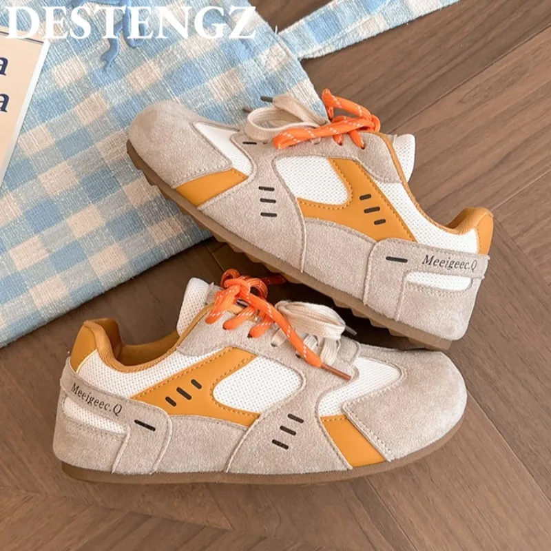 

Flat Sneakers Women Casual Sport Shoes Loafers Brand Sandals Woman Summer 2025 New Trend Running Hiking Lace-Up Zapatos Mujer
