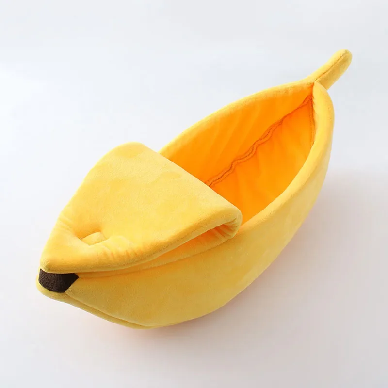 Banana Cat Bed Soft Cozy Warm Cat Window Hammock Durable Cat Bed House Cushion Portable Cat Tent Kennel Basket Nest Pet Supplies