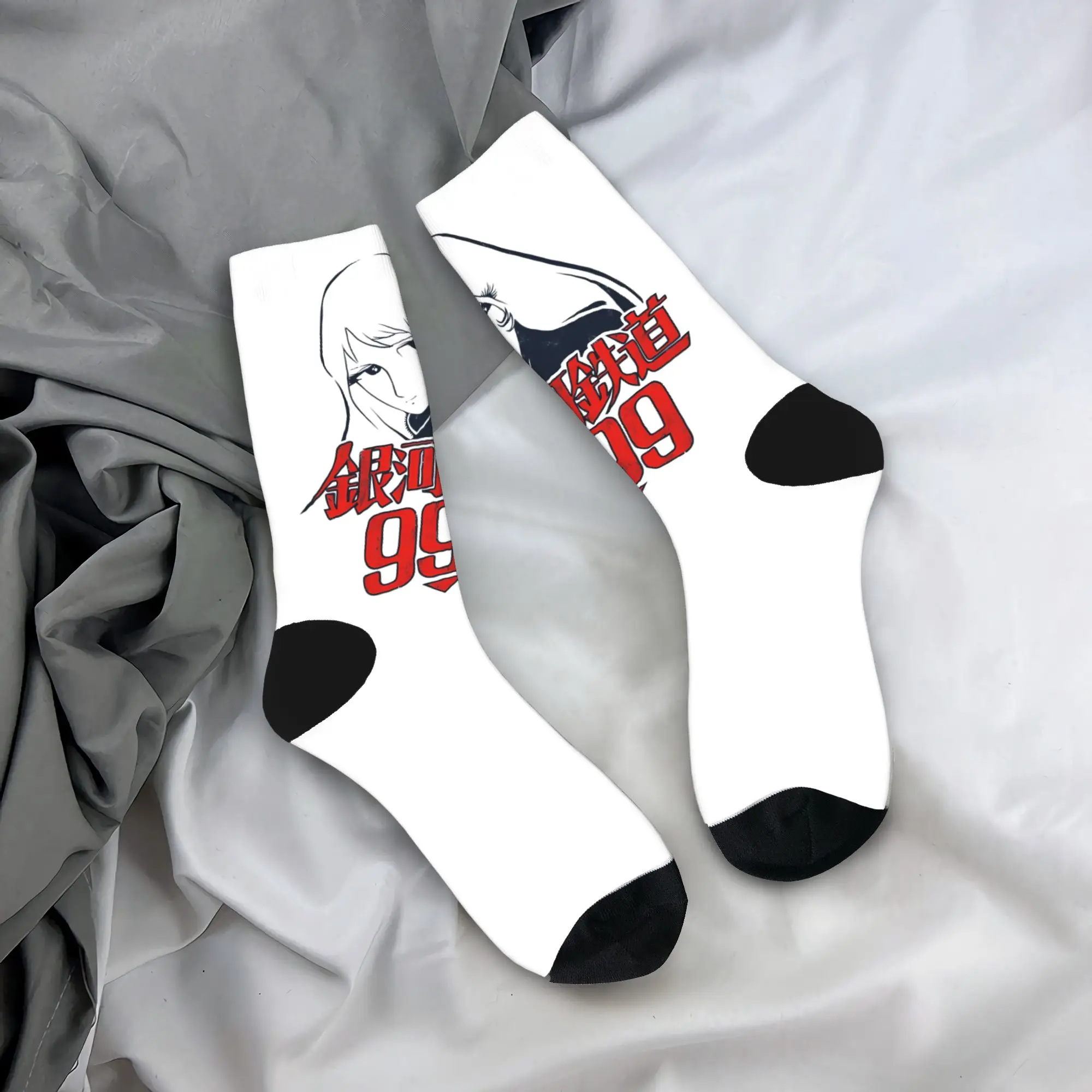 

Мужские носки 167 Maetel Galaxy Express 999 Anime, нескользящие, удобные, весенние, кавайные, для бега, с индивидуальным дизайном