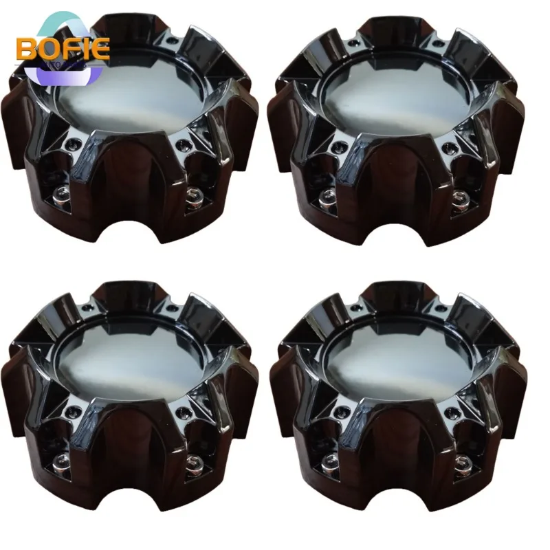 1pcs/r4pcs silver/ black ABS 6 Lug 137mm Car Wheel Center Hub Cap For Protector Rims Universal Accessories Matt