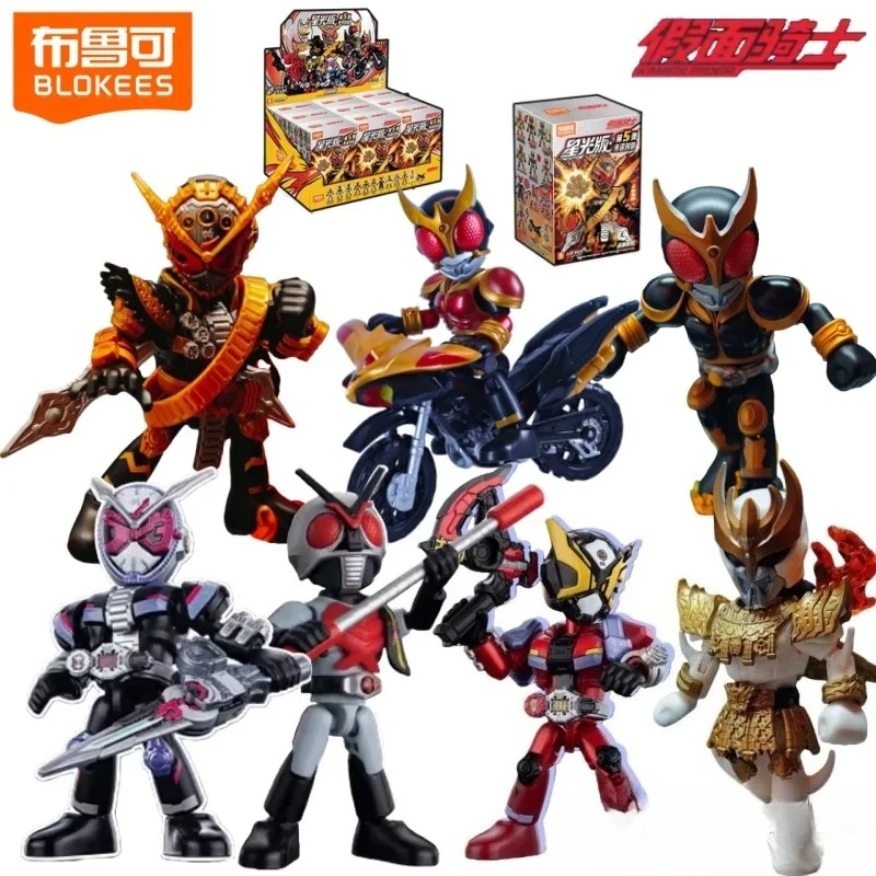 

В наличии: BLOKEES Kamen Rider Starlight Edition 5 Rising Mighty Ohma Zi-O Kuuga Geiz — сборная модель-игрушка, подарок, экшн-фигурка