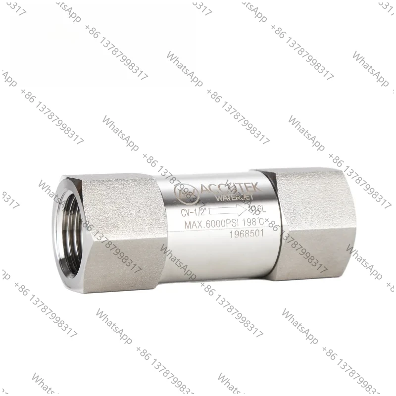 304 316 Stainless Steel Check Valve Female Thread One Way Non-retrun Valves 1/8